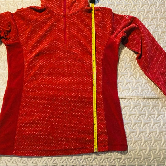 Columbia pullover fleece, dark red (M) NWOT - Picture 7 of 7
